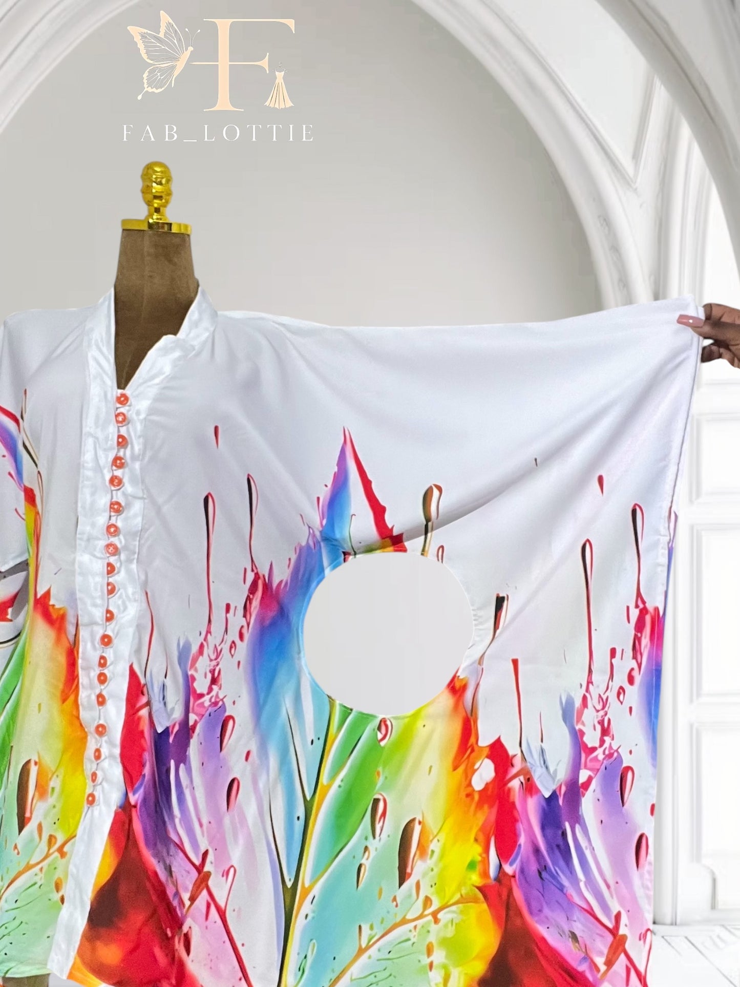 Rainbow Splash Dress